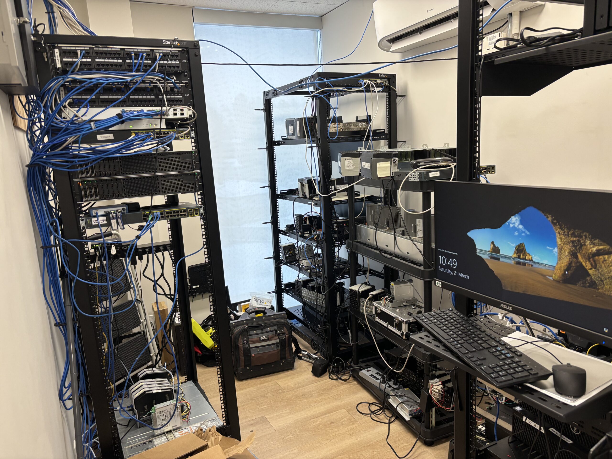Server Room Before